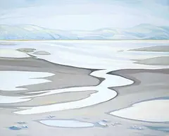 Wendy Wacko, Fresh Snow - Queen Charlotte Harbour, oil on canvas