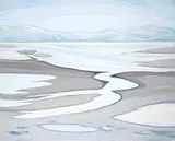 Wendy Wacko, Fresh Snow - Queen Charlotte Harbour, oil on canvas