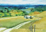 Keith Thomson, Fish Creek Park, 1979, watercolour on paper