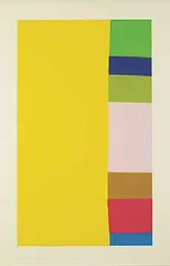 Jack Bush, Untitled, 1972, colour silkscreen paper