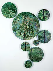Renee Duval, Raga III [Mountain], 2004, oil on wood board