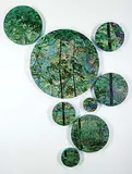Renee Duval, Raga III [Mountain], 2004, oil on wood board