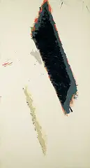 Douglas Haynes, Untitled - Midnight Stripe, acrylic on canvas