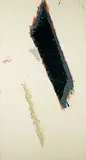 Douglas Haynes, Untitled - Midnight Stripe, acrylic on canvas