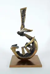 Roy Leadbeater, Untitled - Abstract Note, bronze sculpture