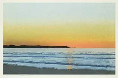 Takao Tanabe, Shuttleworth Sunset #18/75, 1993, colour wood block on paper