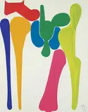 Harold Town, Toy Horse 34, 1978, gouache on paper