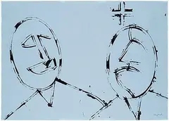 Peter William Daglish, Improvisation [Deuce], 2011, ink on paper