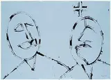 Peter William Daglish, Improvisation [Deuce], 2011, ink on paper