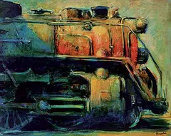 Peter Cunningham, Out of the Shadows, acrylic on canvas