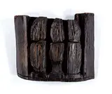 Robert De Castro, Untitled - Abstract Trio, stained wood carving