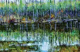 Eltje H. Degenhart, Centre Road Spring, 2004, acrylic on canvas