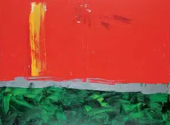 Tara Elson, Composition G, 1976, acrylic on canvas