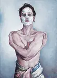 Elena Evanoff, Wrapper, 1997, acrylic on canvas