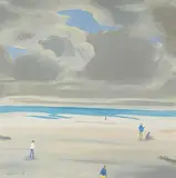 Colin D. Graham, Tide Flats, 1996, oil on canvas