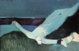 Nita Forrest, Father and Daughter, 1981, oil on canvas
