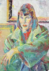 Joyce by Franklin Herbert Palmer, oil on canvas, sold Apr 2021