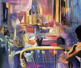 Brad Pasutti, Temps Suspendu, 1997, pastel on paper