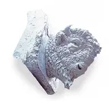 Al Stinson - Heritage Calgary, Bison Head from Centre Street Bridge, 1983, cast concrete