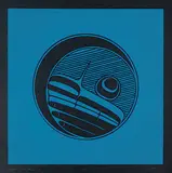 Robert Davidson, Moon [Green on Black] #222/364, 1976, silkscreen on paper
