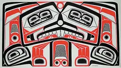 Walter Harris, Untitled - West Coast Figures, colour silkscreen on paper