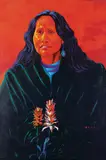 Terry McCue, Spirit of the Indian Paintbrush, 1996, acrylic on canvas