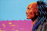 Terry McCue, Untitled - Looking Forward, acrylic on canvas