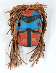 Dave Morrison, Eagle Mask, 2008, painted wood mask