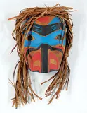 Dave Morrison, Eagle Mask, 2008, painted wood mask