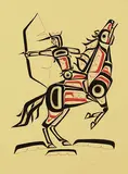 Roy Henry Vickers, Untitled - The Mounted Archer #26/200
