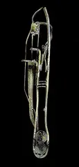 Aksel H. Andersen, Untitled - Structural Treble Clef, 1970, welded metal sculpture