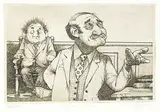 Charles Bragg, Your Witness [Next Case Suite] #176/300, etching on paper