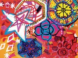 Tara Elson, Portal [Light Weave], 2001, acrylic on canvas