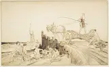 William Russell Flint, Amazons on a Breton Beach #68/75
