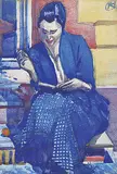 Karl Hagedorn, Gertrude [Mrs. Hagedorn], 1919, watercolour on paper