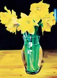 Sam Hamilton, Untitled - Daffodils, oil on canvas