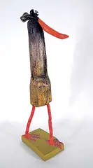 Lars A. Holmer, Bewitches, Bothered and Bewildered, 2004, painted wood and mixed media sculpture