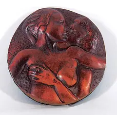 Ari Kattan, Untitled - Kiss #5/12, bronze medal