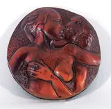Ari Kattan, Untitled - Kiss #5/12, bronze medal