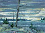 John Keast, Algoma, Gray Day, 1986, oil on canvas board