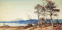 John G. Mathieson, Untitled - Scottish Moorland Loch, 1925, watercolour on paper