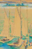 Florence Helena McGillivray, Bermuda, watercolour and pencil on paper