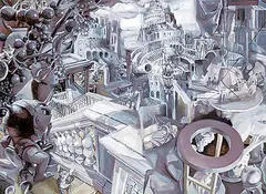 Brad Pasutti, Babel, 2011, acrylic on paper