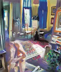 Brad Pasutti, Untitled - Lovers, 1993, pastel on paper