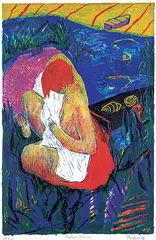 Danielle Rochon, Parfum de'cume #119/190, 1988, colour lithograph on paper