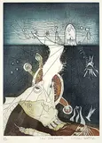 Michael Robert Robinson, Fish Dreamer [Fish Dreamer Series] #63/100, colour etching on paper
