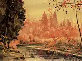 Armand Frederick Vallee, Untitled - Fall Stream