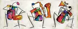Eric Dennis Waugh, Great Music MCJ #1, mixed media on paper