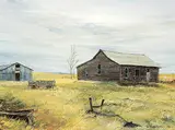Mathew Wong, Untitled - The Old Homestead, 1981, acrylic on canvas