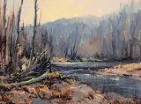 Karl E. Wood, Late Autumn, Salmon River